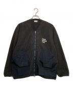 CHAOS FISHING CLUBカオスフィッシングクラブ）の古着「HUNTING FLEECE JACKET」｜カーキ×ブラック