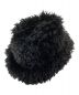 s'yte（サイト）の古着「POUDRE FUR CIRCLE HAT/ファーハット」｜ブラック