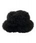 s'yte (サイト) POUDRE FUR CIRCLE HAT/ファーハット ブラック：6000円