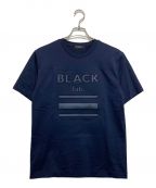 BLACK LABEL CRESTBRIDGEブラックレーベル クレストブリッジ）の古着「ロゴＴシャツ」｜ネイビー