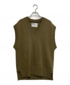 MHLエムエイチエル）の古着「DRY MERINO WOOL VEST」｜グリーン