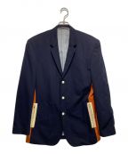 Jean Paul Gaultier hommeジャンポールゴルチェオム）の古着「テーラードジャケット」｜オレンジ×ネイビー