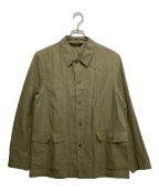 PHIGVEL MAKERSフィグベルマーカーズ）の古着「LINEN ARMY JACKET」｜オリーブ