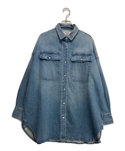 Healthy DENIM（ヘルシーデニム）Healthy DENIM (ヘルシーデニム) Almond デニムシャツ スカイブルー サイズ:1の古着・服飾アイテム