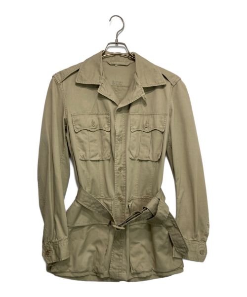 US AIR FORCE（US空軍）US AIR FORCE (US空軍) 50'sトロピカルジャケット ベージュ サイズ:38XLの古着・服飾アイテム