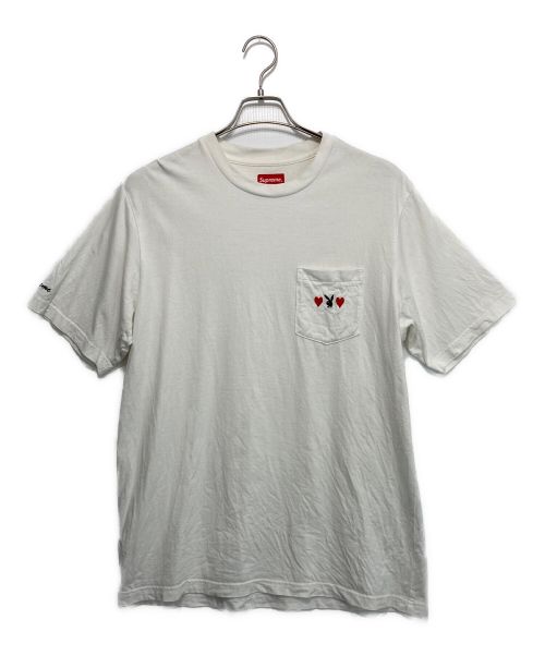 SUPREME（シュプリーム）SUPREME (シュプリーム) Playboy Pocket TEE ホワイト サイズ:Mの古着・服飾アイテム