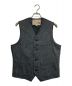 SUGAR CANE（シュガーケーン）の古着「9oz. BLACK COVERT WORK VEST/9oz. ブラックコバート ワークベスト」｜グレー