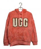 UGGアグ）の古着「Loyra UGGfluff Logo Hoodie」｜ショッキングピンク