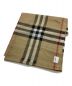 BURBERRY LONDON (バーバリー ロンドン) GIANT CHECK GAUZE SCARF/ライトウェイト ウールシルク スカーフ ベージュ サイズ:220×70：21000円