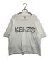 KENZO（ケンゾー）の古着「メッシュ切替 ロゴＴシャツ」｜ホワイト