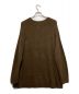 BALLAST ARK (バラストアーク) MOCK NECK BOUCLE KNIT ブラウン サイズ:FREE 未使用品：6000円