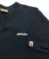 中古・古着 A BATHING APE (アベイシングエイプ) ロゴTシャツ ブラック サイズ:L：5000円