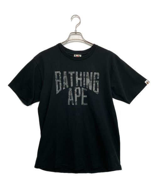 A BATHING APE（アベイシングエイプ）A BATHING APE (アベイシングエイプ) ABC Dot Reflective NYC Logo Tee ブラック サイズ:Lの古着・服飾アイテム