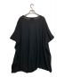 LIMI feu (リミフゥ) 30/-SZ C強撚天竺ロングスクエアT ブラック サイズ:S：3980円