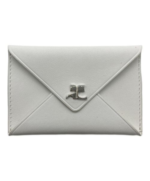 courreges（クレージュ）courreges (クレージュ) ENVELOPPE LEATHER CARD HOLDER/エンベロープレザーカードホルダーの古着・服飾アイテム