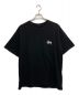 stussy（ステューシー）の古着「ロゴTシャツ」｜ブラック