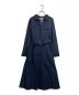 MIELI INVARIANT（ミエリインヴァリアント）の古着「Denim Tuck Dress」｜ネイビー