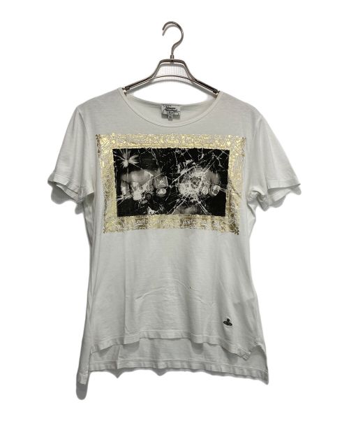 Vivienne Westwood man（ヴィヴィアン ウェストウッド マン）Vivienne Westwood man (ヴィヴィアン ウェストウッド マン) プリントTシャツ ホワイト サイズ:46の古着・服飾アイテム