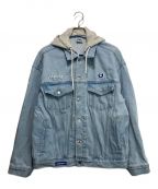 Aape BY A BATHING APEエーエイプ バイ アベイシングエイプ）の古着「AAPE DENIM JACKET」｜ネイビー