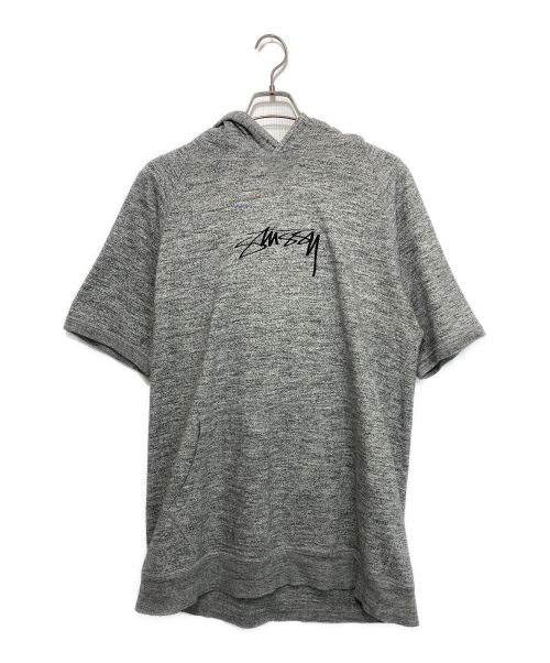 stussy（ステューシー）stussy (ステューシー) プルオーバーパーカー グレー サイズ:XLの古着・服飾アイテム