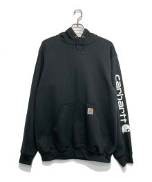 CarHartt（カーハート）の古着「ロゴパーカー」｜ブラック