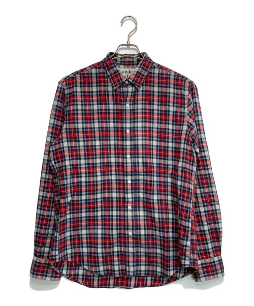 Frank&Eileen（フランクアンドアイリーン）Frank&Eileen (フランクアンドアイリーン) Finbar RGBP Shirt レッド×ネイビー サイズ:Sの古着・服飾アイテム