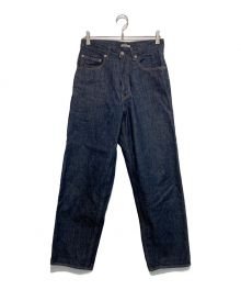 AURALEE（オーラリー）の古着「HARD TWIST DENIM WIDE PANTS」｜ネイビー