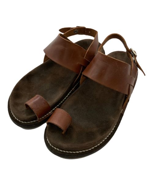 KAPTAIN SUNSHINE（キャプテンサンシャイン）KAPTAIN SUNSHINE (キャプテンサンシャイン) PHIGVEL (フィグベル) GURKHA FOOTBED SANDALS ブラウン サイズ:-の古着・服飾アイテム