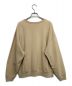 AURALEE (オーラリー) SUPER SOFT HEAVY SWEAT P/O ベージュ：5000円