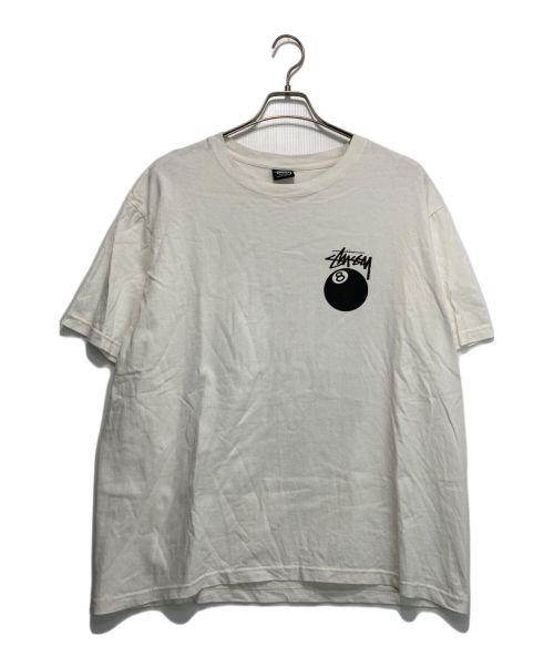 stussy（ステューシー）stussy (ステューシー) 8ボールTシャツ ホワイト サイズ:Lの古着・服飾アイテム