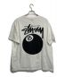 stussy (ステューシー) 8ボールTシャツ ホワイト サイズ:L：6000円