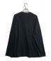 Y's (ワイズ) PLAIN STITCH x GEORGETTE Y's PATCH-WORKED LONG SLEEVES T ブラック サイズ:2：10000円