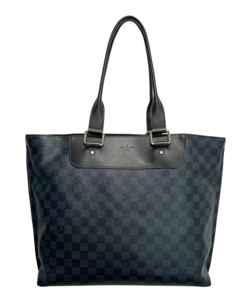 LOUIS VUITTON（ルイ ヴィトン）LOUIS VUITTON (ルイ ヴィトン) カバ・ヴォワヤージュ/トートバッグ グレー×ブラックの古着・服飾アイテム