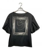 JUNYA WATANABE COMME des GARCONS(ジュンヤワタナベ コムデギャルソン）の古着「フレームパフスリーブTシャツ」｜ブラック
