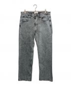 Calvin Klein Jeansカルバンクラインジーンズ）の古着「加工デニムパンツ」｜グレー