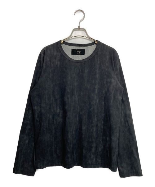 Y's（ワイズ）Y's (ワイズ) NYLON/POLYURETHANE TRICOT LONG SLEEVE T-SHIR ブラック サイズ:3の古着・服飾アイテム