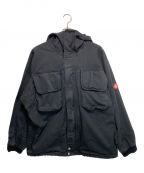 C.Eシーイー キャブエンプト）の古着「OVERDYE HOOD ZIP JACKET」｜ブラック