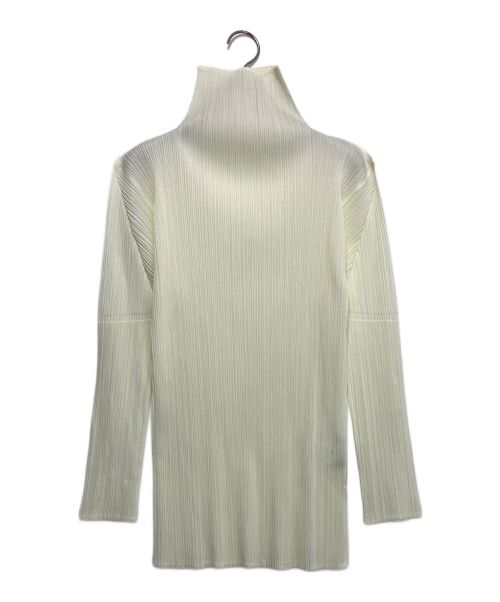 ISSEY MIYAKE（イッセイミヤケ）ISSEY MIYAKE (イッセイミヤケ) ボトルネックカットソー クリーム サイズ:Lの古着・服飾アイテム