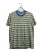 MARNIマルニ）の古着「STRIPE T-SHIRT」｜ブルー×イエロー