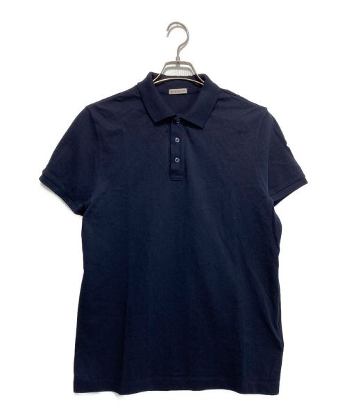 MONCLER（モンクレール）MONCLER (モンクレール) MAGLIA POLO MANICA CORTA ネイビー サイズ:Mの古着・服飾アイテム