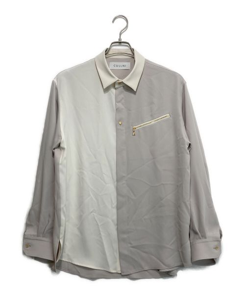 CULLNI（クルニ）CULLNI (クルニ) STUDIOUS (ステュディオス) 別注BICOLOR SHIRTS ベージュ サイズ:1の古着・服飾アイテム