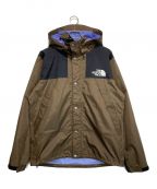 THE NORTH FACEザ ノース フェイス）の古着「マウンテンレインテックスジャケット」｜ブラウン×ブラック