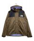 THE NORTH FACE（ザ ノース フェイス）の古着「マウンテンレインテックスジャケット」｜ブラウン×ブラック