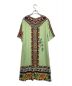 ETRO (エトロ) SILK RUNWAY DRESS WITH ETHNIC グリーン サイズ:46：18000円