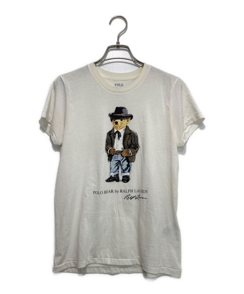 POLO RALPH LAUREN（ポロ・ラルフローレン）POLO RALPH LAUREN (ポロ・ラルフローレン) ポロベアＴシャツ ホワイト サイズ:XSの古着・服飾アイテム