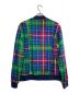 POLO RALPH LAUREN (ポロ・ラルフローレン) PLAID PILE FLEECE BASEBALL JACKET/フリースジャケット レッド×グリーン サイズ:L：12000円