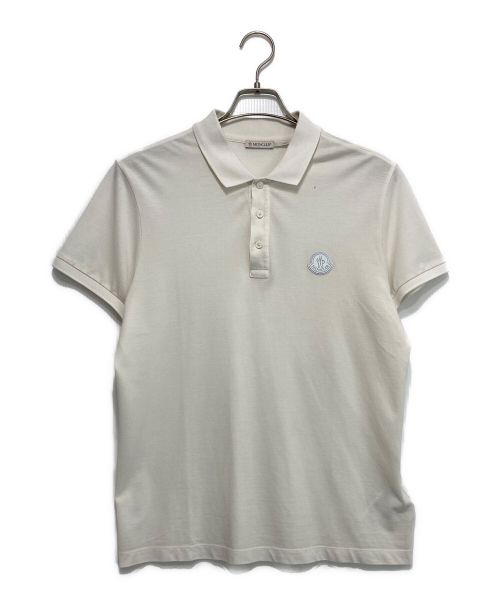 MONCLER（モンクレール）MONCLER (モンクレール) MAGLIA POLO MANICA CORTA/ポロシャツ ホワイト サイズ:Mの古着・服飾アイテム