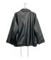 WYM LIDNM (ウィム バイ リドム) FAUX LEATHER MILITARY BLOUSON ブラック サイズ:Ⅿ：5000円