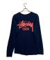 stussy (ステューシー) ロゴカットソー ネイビー サイズ:M：3980円