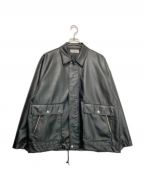 ADRERアドラー）の古着「military flight zip blouson/ミリタリーフライトジップブルゾン」｜ブラック